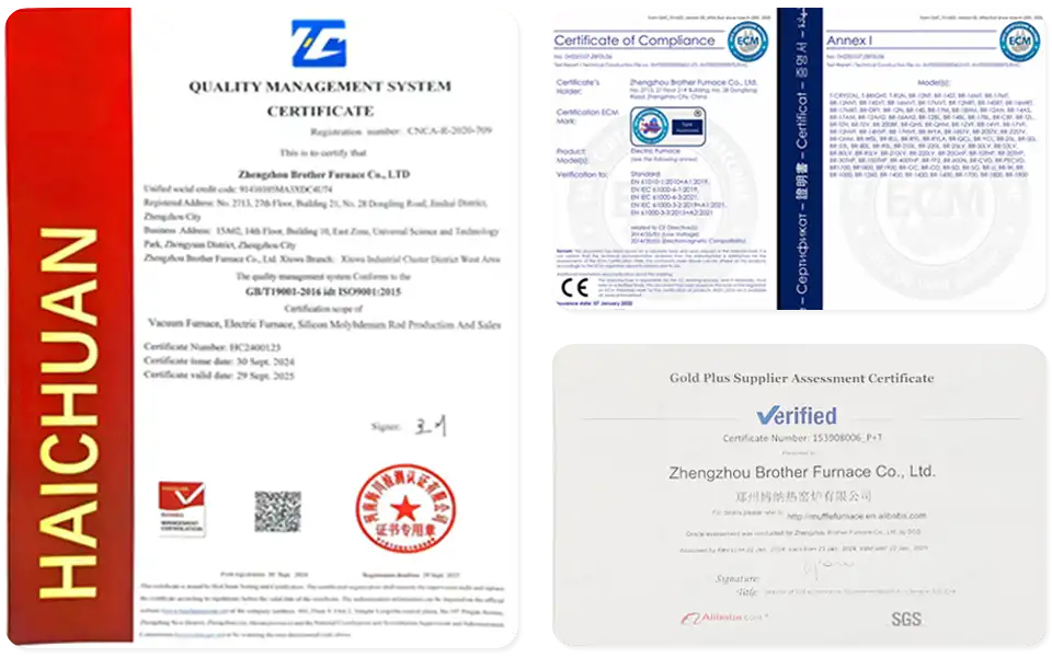 Brother Furnace's Qualification Certificate